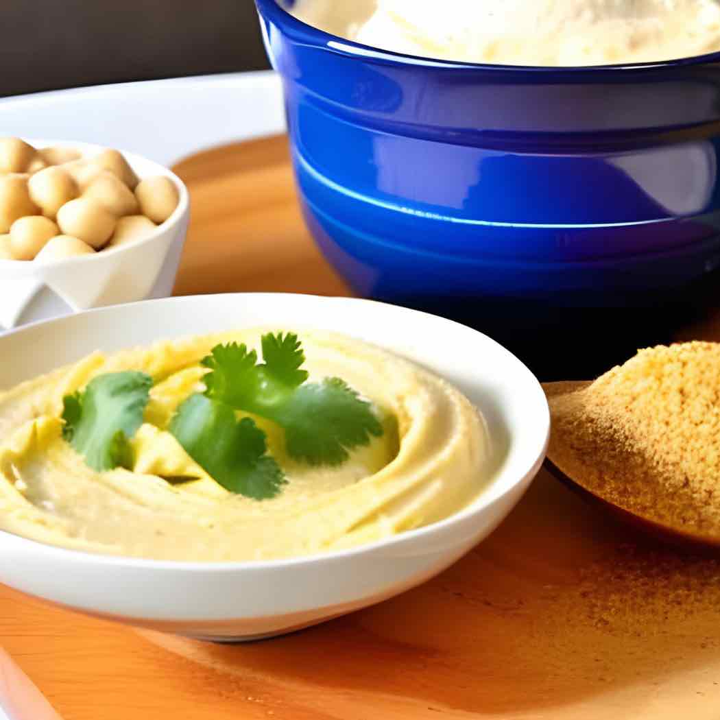 bowl of hummus