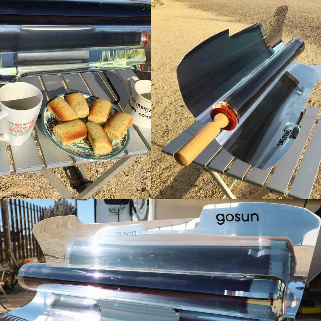 Solar baking without an oven