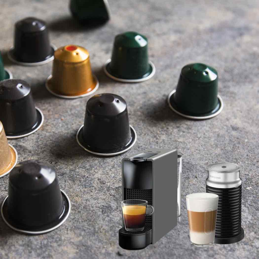 Electric coffee pod machines