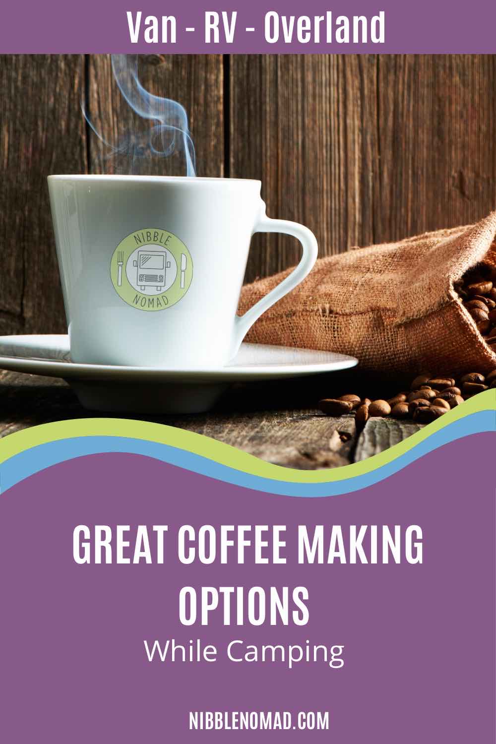 great coffee making options Pinterest card