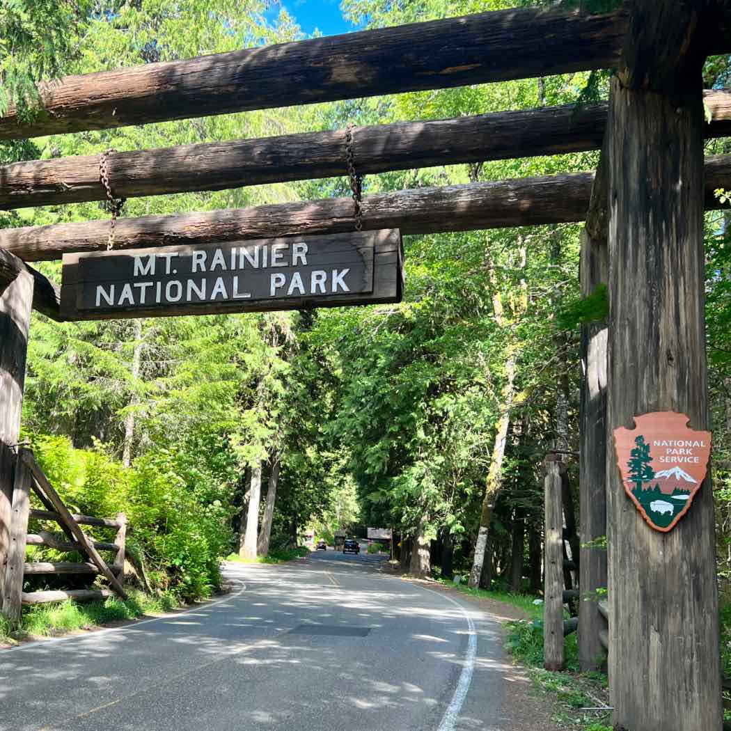 Entrance to Mt. Rainier National Park