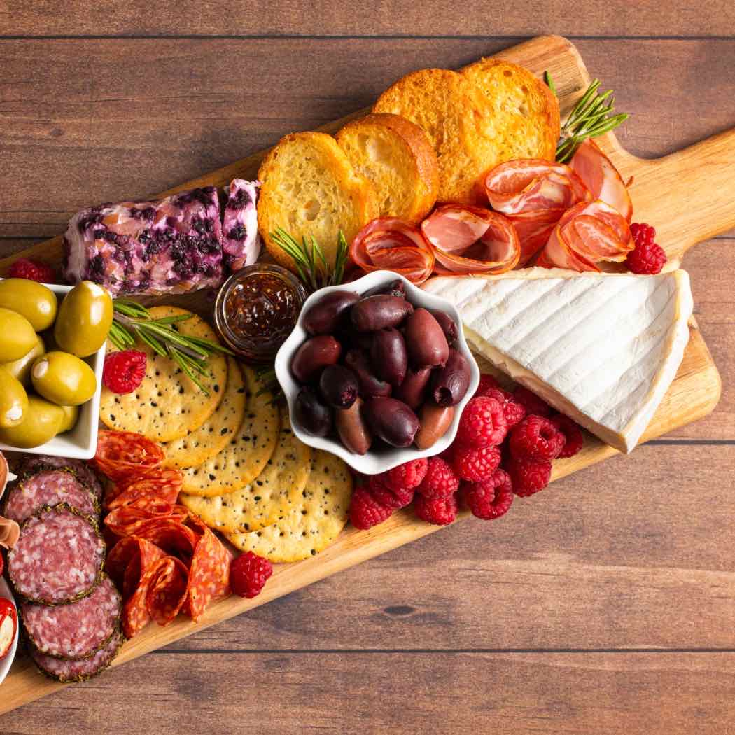 Simply charcuterie board