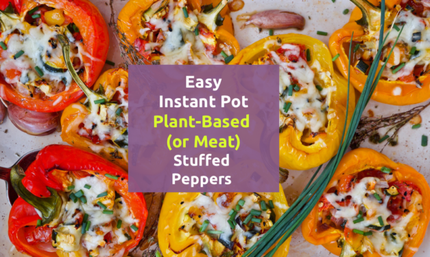 Easy Instant Pot Plant-Based Stuffed Peppers