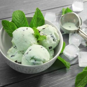 Scoops of Mint Chocolate Chip