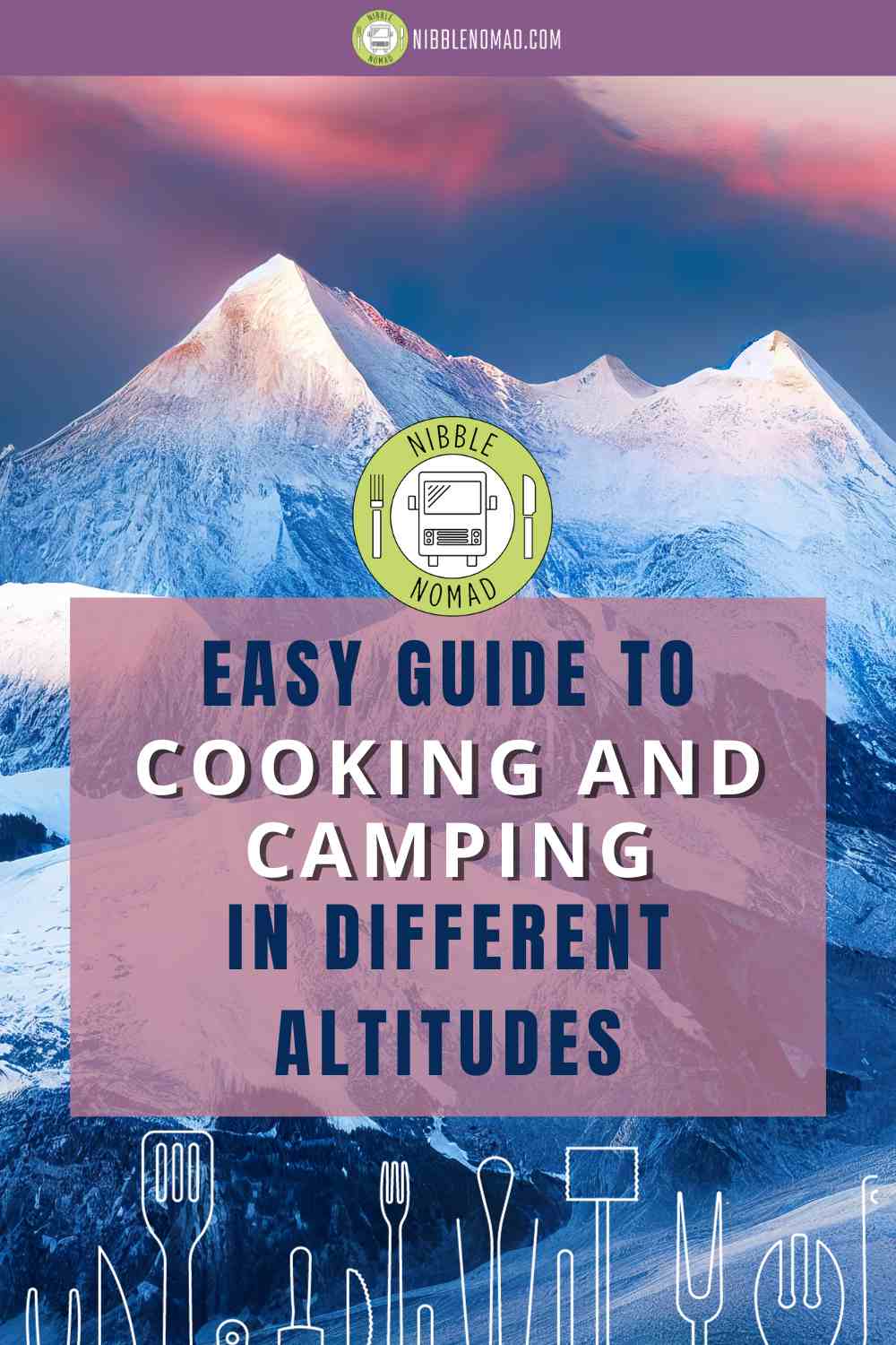 altitude cooking Pinterest card